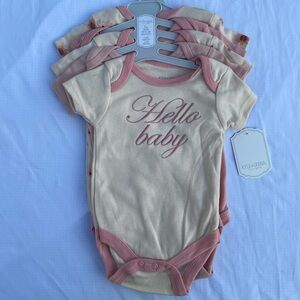 Girl 5 pack Grow With Me Bodysuit Onesies